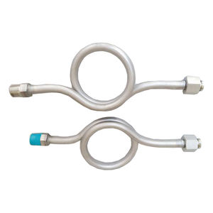 스테인리스 316 L O 링 압력 게이지 사이펀 2 너트 - Product Image 2