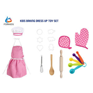 Ustensiles <span class=keywords><strong>de</strong></span> <span class=keywords><strong>cuisine</strong></span> pour enfants ensemble <span class=keywords><strong>de</strong></span> jeu <span class=keywords><strong>de</strong></span> <span class=keywords><strong>cuisine</strong></span> ensemble <span class=keywords><strong>de</strong></span> cuisson pour enfants avec tablier chapeau ustensile pour faire semblant <span class=keywords><strong>de</strong></span> jouer jeu <span class=keywords><strong>de</strong></span> rôle jeu d'habillage - Product Image 4