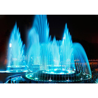 Fuente de música para interiores con control Multimedia, espectáculo de luces LED para jardín familiar, Hotel, Plaza, baile al aire libre, jardín de piedra de calidad
