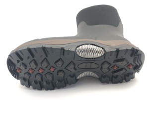 Mens <strong>Waterproof</strong> Insulated Rubber <strong>Boots</strong> Neoprene Rain <strong>Boots</strong> Outdoor <strong>Pull</strong> on Rain <strong>Boots</strong> - Product Image 6