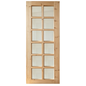 Porte intérieure rustique en bois de <span class=keywords><strong>sapin</strong></span> massif avec nœuds naturels, idéale pour la rénovation intérieure de maisons de campagne - Product Image 6