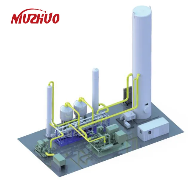 NUZHUO-generador de oxígeno criogénico médico, 100-150, Nm3/hr, 99% de pureza