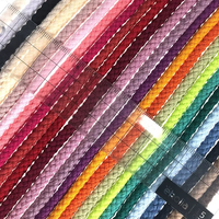 Cuerda de macramé de 3mm, 4mm, 5mm, 6mm, cordón trenzado de algodón trenzado, hilo de macramé multicolor, cuerda de cintura