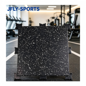 Baldosas de caucho resistentes a la intemperie para gimnasios, adecuadas para canchas de fitness al aire libre y áreas de entrenamiento al aire libre, suelo de caucho para gimnasios. - Product Image 1