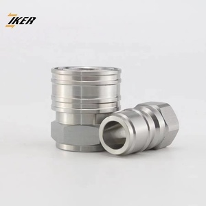 Raccordi per Tubi ad Alta Pressione Senza Valvola Serie <span class=keywords><strong>KA</strong></span>, Sostitutivi della Serie TEMA, Accoppiamento Rapido Idraulico in Acciaio - Product Image 3