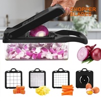 Multifunctionele Keuken Fruit Groente Spiralisator Shredder Handmatige Groente Chopper Ui Mandoline Slicer Groentesnijder