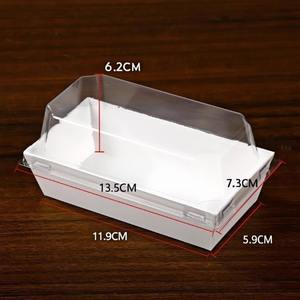 Boîte d'emballage en gros pour desserts Tiramisu à usage unique, type Sandwich Snow Queen - Product Image 5