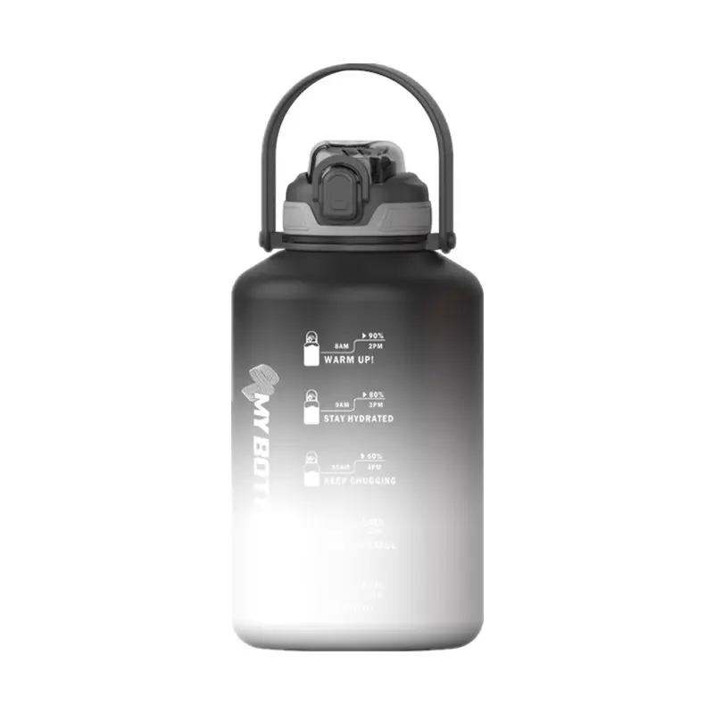 Set di bottiglie d'acqua in plastica ecologiche personalizzate BPA Free