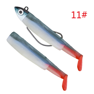 <span class=keywords><strong>Leurre</strong></span> <span class=keywords><strong>Souple</strong></span> Easy Shiner pour Pêche en <span class=keywords><strong>Mer</strong></span>, Swimbait Tête Plombée 5-200g, <span class=keywords><strong>Black</strong></span> <span class=keywords><strong>Minnow</strong></span> pour Pêche au Bar et Brochet - Product Image 3