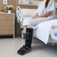 Botte de marche pneumatique universelle haute – Attelle de cheville à compression réglable pour traumatismes des tissus mous et soins post-opératoires