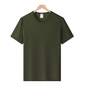 Vente en gros OEM Impression personnalisée 100% polyester T-shirts de course à sec pour hommes Séchage rapide T-shirts de sport blancs unis tricotés vierges - Product Image 3