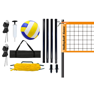 高品质室内外便携式排球练习网可调排球训练器网 - Product Image 5