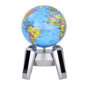 Globo Terráqueo Giratorio Automático Sanlygl XL-R10.6-03 de 10.6 cm de Diámetro, Color Personalizado, con Energía Solar, para Uso Geográfico - Product Image 3