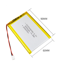Batterie LiPo polymère 606090 3.7V 4000mAh 5000mAh pour Power Bank – Vente en gros et personnalisation
