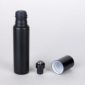 ขวดแก้วลูกกลิ้ง10มล. สีดำด้านพร้อมลูกเหล็กสำหรับบรรจุภัณฑ์ - Product Image 4