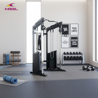 Station d'entraînement à poulies doubles réglables, équipement de fitness multifonctionnel pour la maison, appareil d'exercice à câbles croisés, prix usine