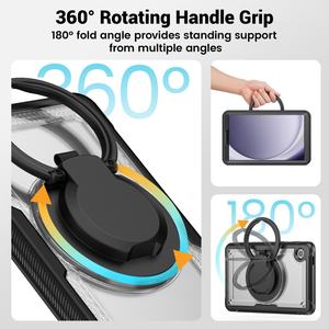 Funda Protectora Universal para Tablet Samsung Galaxy Tab A9, con Soporte Giratorio Tipo Brazalete, Portátil y Anticaídas - Product Image 4