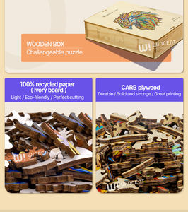 500 personalizzato 1000 <span class=keywords><strong>2000</strong></span> pezzo compensato Puzzle di alta qualità in legno riciclato Puzzle rompicapo - Product Image 6