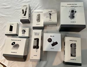 Insta 360 X5 Nouvelle caméra d'<span class=keywords><strong>action</strong></span> 360°, pack essentiel, 2290 mAh, vidéo 8K, étanche à 30 m, panoramique, sport, caméra grand angle 8K - Product Image 5