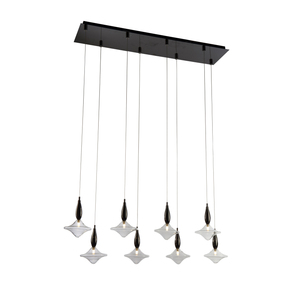 Lustre de luxe artistique et simple en verre nordique - Product Image 5