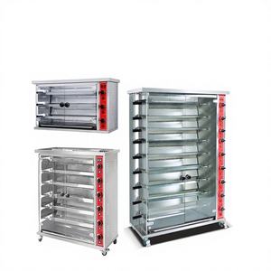 Máquina de Asar Pollos de Alta Productividad, a Gas, de Acero Inoxidable, con Alimentación de GLP, Temperatura de Asado de 50-300 °C - Product Image 1