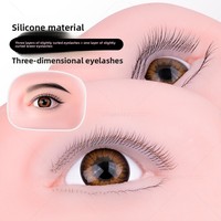 Module de Cils en Silicone pour Débutants, Blocs Oculaires pour Cils Supérieurs/Inférieurs, Blanc, Réutilisable, Effet 3D Réaliste, Lifting des Yeux Ouverts
