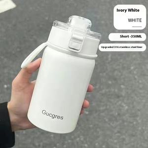 2025 última taza aislada al vacío Simple de acero inoxidable 316 para hombres y mujeres compartimentos de té portátiles para estudiantes de alto valor - Product Image 2