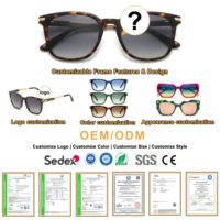 Lunettes de soleil rectangulaires polarisées de luxe rétro pour femmes et hommes, monture fine, logo personnalisé de haute qualité, en acétate