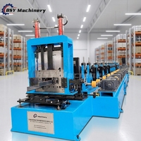 Máquina Automática de Alta Velocidad para Perfiles CZ, Máquina de Conformado en Frío de Acero de Alta Precisión con PLC, Punzonado Hidráulico y Corte