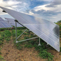 Ground Style Solar Panel Mounting Stand Called Stand Galvanized Steel Aluminium Solar Panel Ground Mounting System