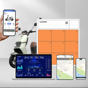 Armoire de remplacement de batteries intelligente à 9 compartiments avec système de sécurité incendie complet, châssis métallique épaissi et roulettes mobiles - Product Image 2