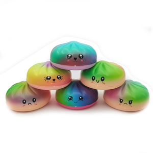 Jouet anti-stress populaire 2026 en forme de dumpling à presser, jouet sensoriel souple à remontée lente en mousse PU, balle anti-stress, jouets promotionnels - Product Image 2