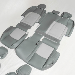 Fundas de Asiento de Coche de Cuero de Lujo, Aptas para Todas las Estaciones, Ajuste Preciso Personalizado para <span class=keywords><strong>Land</strong></span> <span class=keywords><strong>Cruiser</strong></span>, Patrol, Mustang, Camaro - Product Image 3