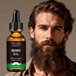 Sérum Huile de Croissance Barbe Personnalisable avec Logo, Formule Nourrissante à l'Huile de Pépins de Raisin pour une Absorption Rapide, Soutien Fiable pour la Croissance des Poils Faciaux, Stock Fiable - Product Image 1