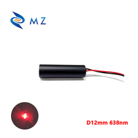 Module de pointeur laser rouge ACC compact de qualité industrielle 12 mm 638 nm 50 mW, très vendu, pour une visée stable et durable