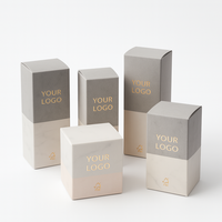 Caja de cartón de papel personalizada con logotipo, embalaje de crema facial para el cuidado al por menor, caja de tarjetas de papel de belleza cosmética plegable impresa a todo color