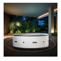 Piscine gonflable durable, jacuzzi gonflable, baignoire à air portable, bain de glace avec refroidisseur, baignoire de massage