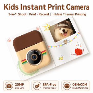 Cámara de Impresión Instantánea para Niños, Cámara Digital con Impresión Térmica para Niños y Niñas, Pantalla IPS de 2.4 Pulgadas, Cámara de Juguete - Product Image 3