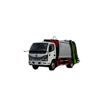 Camion compacteur de déchets de 6 m³ Dongfeng Duolika |   Système hydraulique |   Camion de collecte des déchets municipaux et industriels