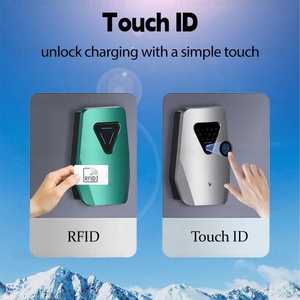 US EVSE Staria Santa Fe Palisade Nexo Avante Tucson FCEV pour Hyundai Ioniq 6 <span class=keywords><strong>Kona</strong></span> Electric Hybrid EV Chargeur avec WIFI App RFID - Product Image 2