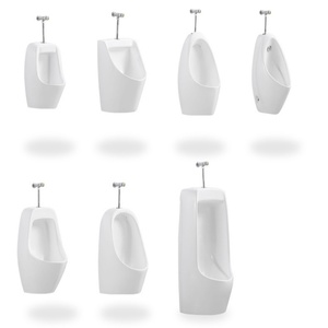 <span class=keywords><strong>Urinoir</strong></span> mural moderne haut de gamme avec support au sol portable, technologie de capteur céramique pour hôtels, hôpitaux, salles de bain - Product Image 4