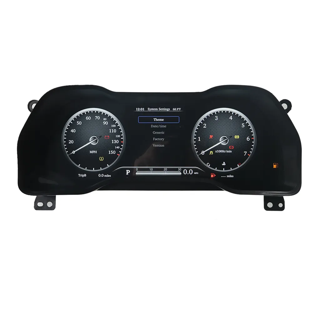 Car Digital Cluster Virtual Cockpit For Toyota 4 Runner 2009-2021 Dashboard HeadUnit Entertainment Instrument Speed Meter Screen