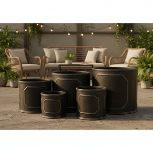 <span class=keywords><strong>Pot</strong></span> de fleurs <span class=keywords><strong>en</strong></span> ciment de style europé<span class=keywords><strong>en</strong></span>, grand, écologique, léger, avec trou de drainage, design vintage minimaliste, <span class=keywords><strong>pour</strong></span> jardin - Product Image 5