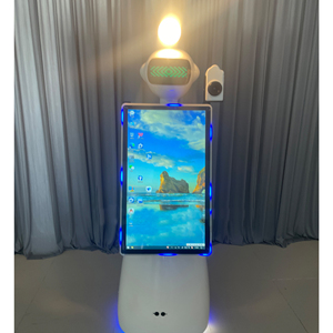 Robot <span class=keywords><strong>photo</strong></span> IA de haute qualité avec grand écran et lumières LED éblouissantes - Cabine <span class=keywords><strong>photo</strong></span> idéale <span class=keywords><strong>pour</strong></span> les fêtes, impression instantanée, 360° °   Rotatif - Product Image 5