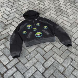 Sudadera Holgada Vintage de Peso Pesado OEM, Sudadera con Capucha Extra Grande y Hombros Caídos Personalizada para Hombre - Product Image 2