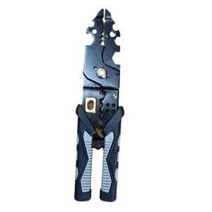 <b>Soft</b> Grip Handles <b>Wire</b> Stripping Cable Cutting Crimping Functions 0.5mm Top Entry 25-in-1 Multifunctional Steel Pliers Tool Kit - Product Image 2