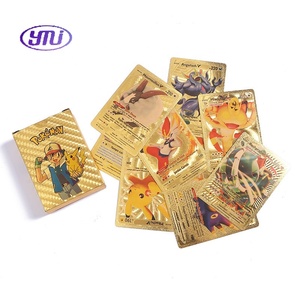 Vente en Gros Véritable Collection de Cartes <span class=keywords><strong>Pokémon</strong></span> Monstre d'Animaux Noir et Or Allemand Français, 22 Types - Product Image 5