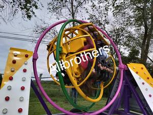 Amusement Park Portable <strong>Electric</strong> <strong>Human</strong> <strong>Gyroscope</strong> Ride <strong>Human</strong> <strong>Gyroscope</strong> with Trailer - Product Image 5