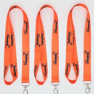 Lanière de voiture personnalisée style JDM orange néon avec logo imprimé sur mesure pour la personnalisation automobile et les ateliers de modification - Product Image 1