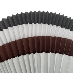 Fábrica al por mayor protector solar poliéster recubierto con tela plisada almidonada para la tela de la sombra del coche - Product Image 2